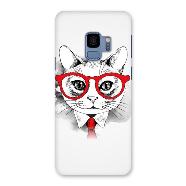 Business Cat Back Case for Galaxy S9