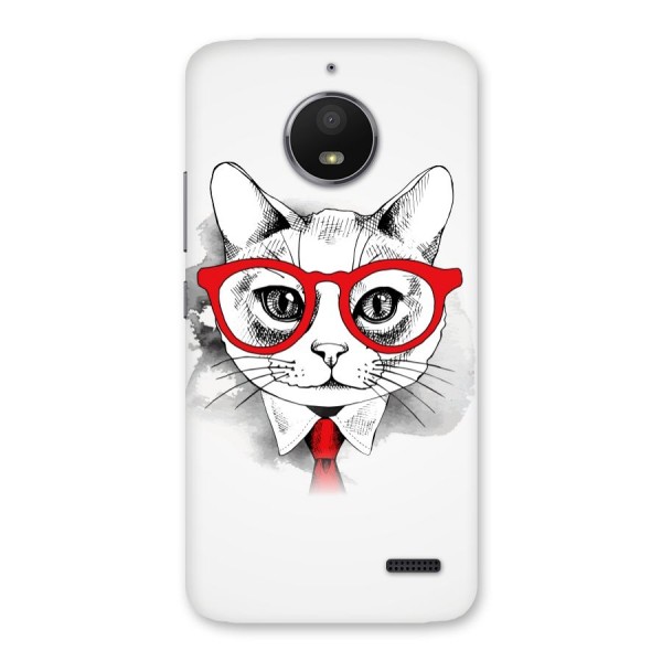 Business Cat Back Case for Moto E4