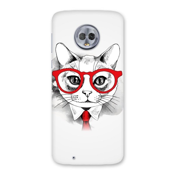 Business Cat Back Case for Moto G6