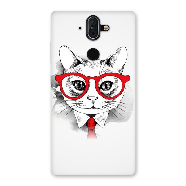 Business Cat Back Case for Nokia 8 Sirocco