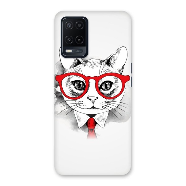 Business Cat Back Case for Oppo A54