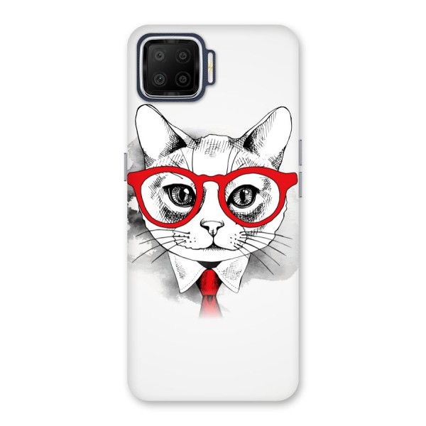 Business Cat Back Case for Oppo F17