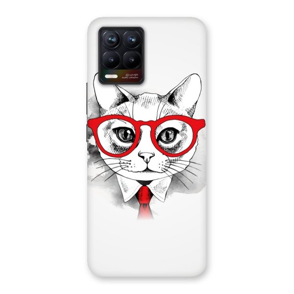 Business Cat Back Case for Realme 8