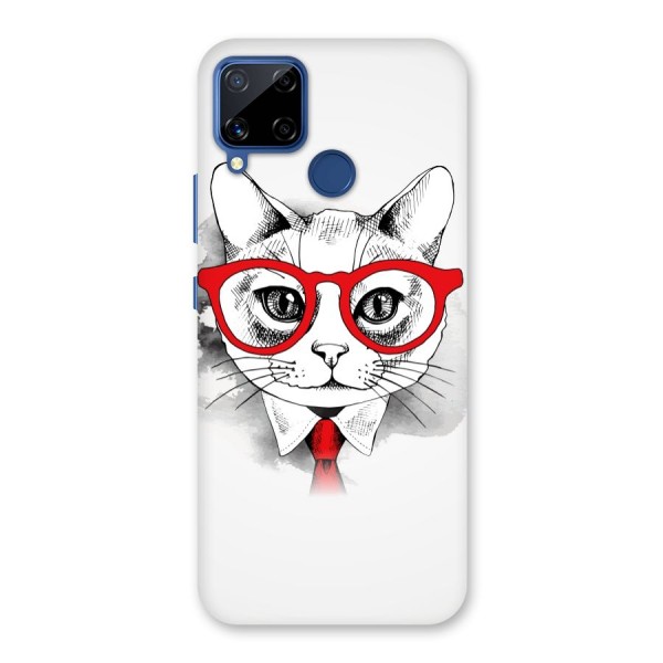 Business Cat Back Case for Realme Narzo 30A