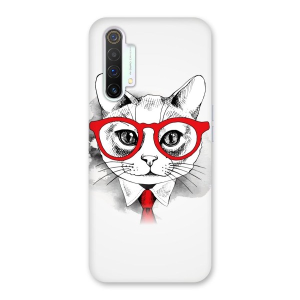 Business Cat Back Case for Realme X3