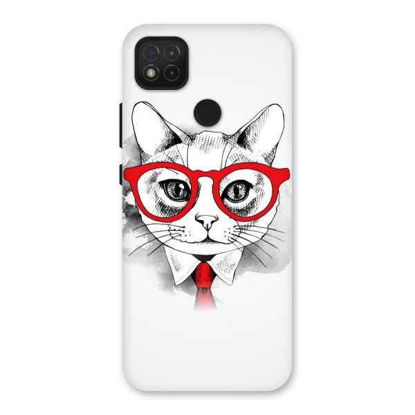 Business Cat Back Case for Redmi 9C