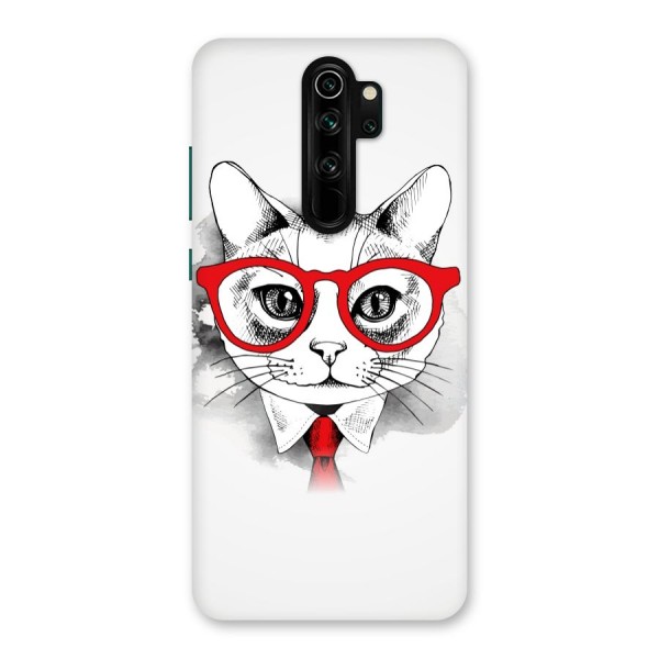 Business Cat Back Case for Redmi Note 8 Pro