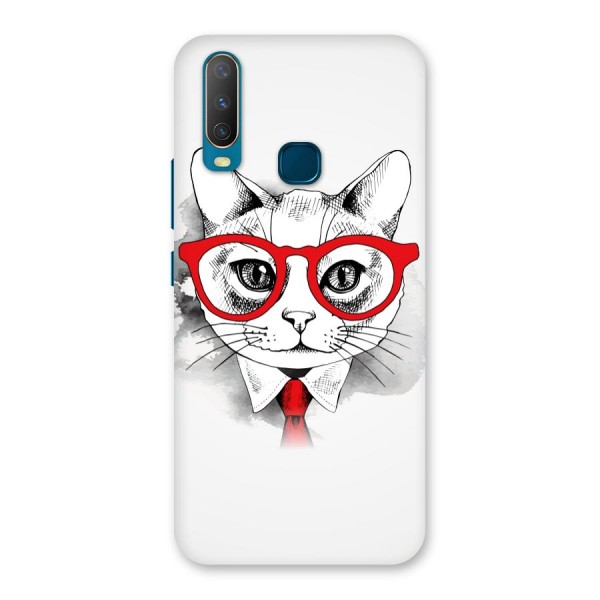 Business Cat Back Case for Vivo Y15