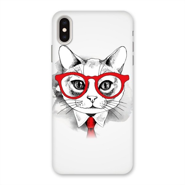 Business Cat Back Case for iPhone XS Max