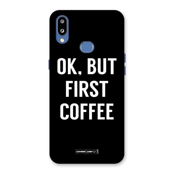 But First Coffee Back Case for Galaxy M01s