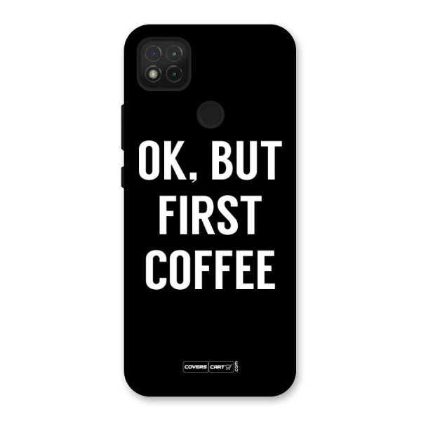 But First Coffee Back Case for Redmi 9