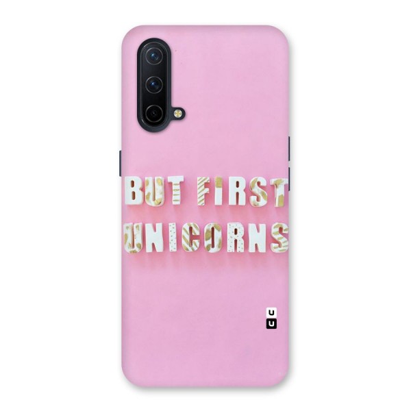 But First Unicorns Back Case for OnePlus Nord CE 5G