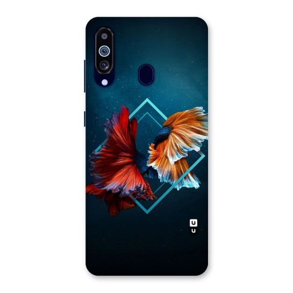 Butterfly Diamond Design Back Case for Galaxy A60