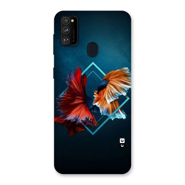 Butterfly Diamond Design Back Case for Galaxy M21