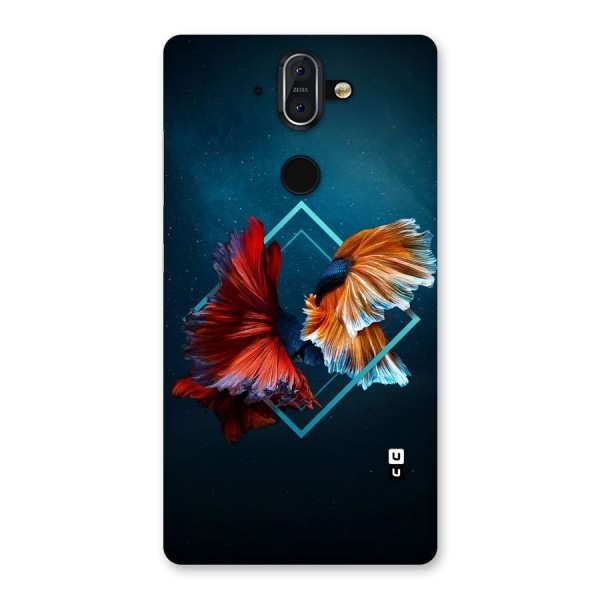 Butterfly Diamond Design Back Case for Nokia 8 Sirocco