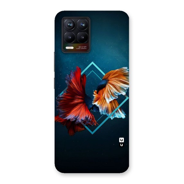 Butterfly Diamond Design Back Case for Realme 8