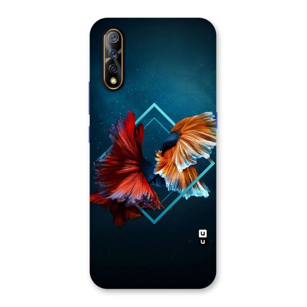 Butterfly Diamond Design Back Case for Vivo S1