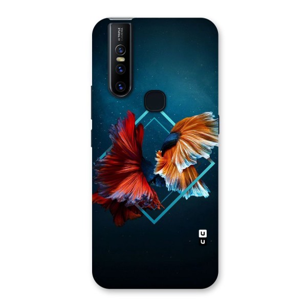 Butterfly Diamond Design Back Case for Vivo V15