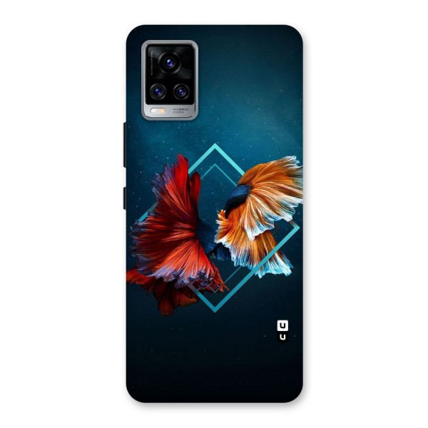 Butterfly Diamond Design Back Case for Vivo V20 Pro