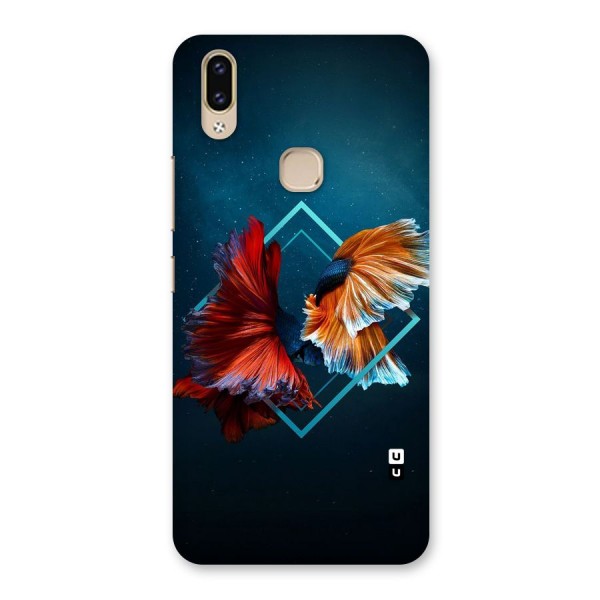 Butterfly Diamond Design Back Case for Vivo V9