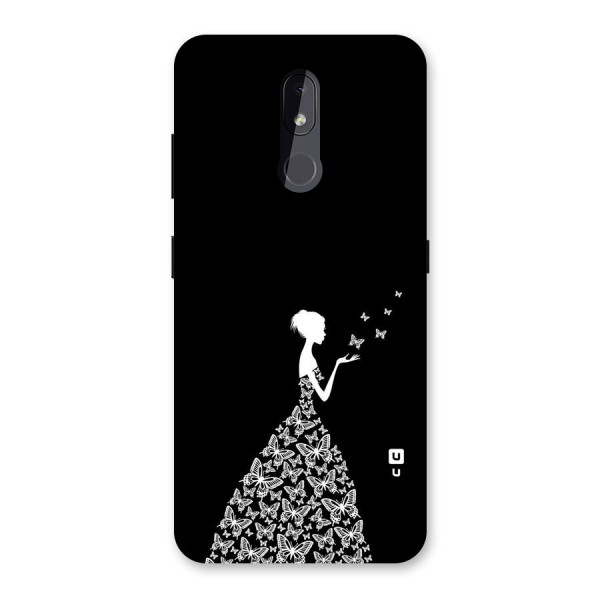 Butterfly Dress Back Case for Nokia 3.2