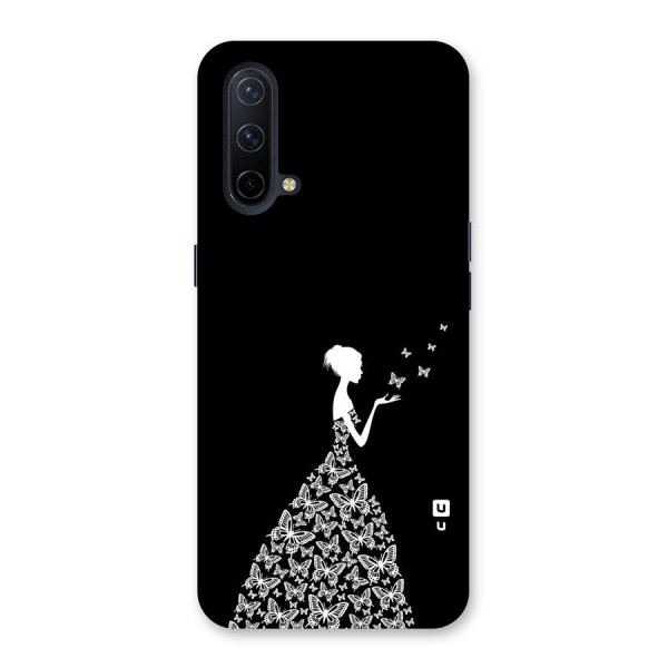 Butterfly Dress Back Case for OnePlus Nord CE 5G