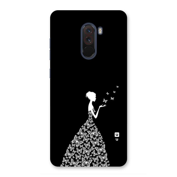 Butterfly Dress Back Case for Poco F1