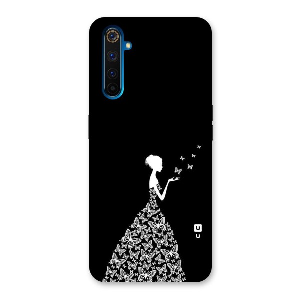 Butterfly Dress Back Case for Realme 6 Pro