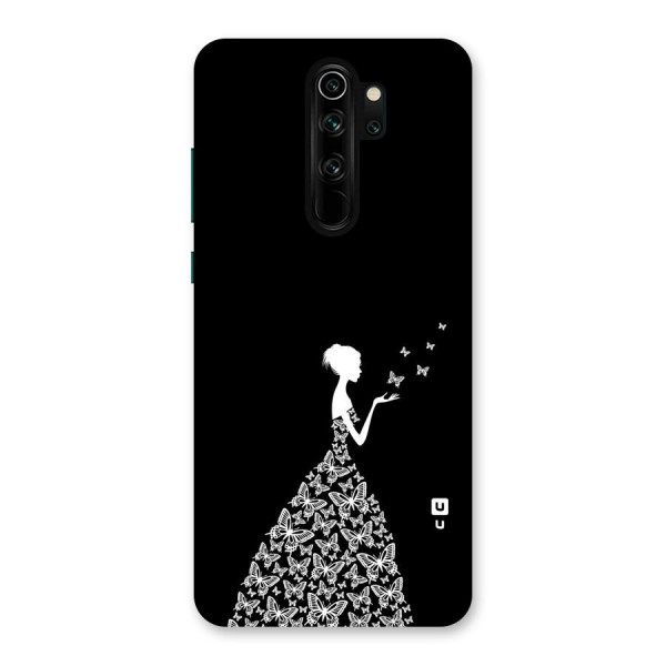 Butterfly Dress Back Case for Redmi Note 8 Pro