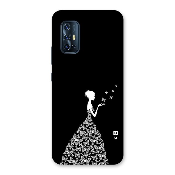 Butterfly Dress Back Case for Vivo V17