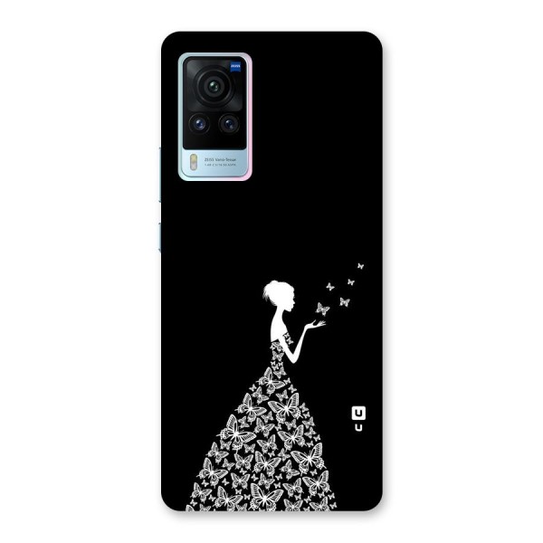 Butterfly Dress Back Case for Vivo X60 Pro