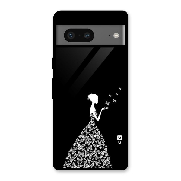 Butterfly Dress Glass Back Case for Google Pixel 7