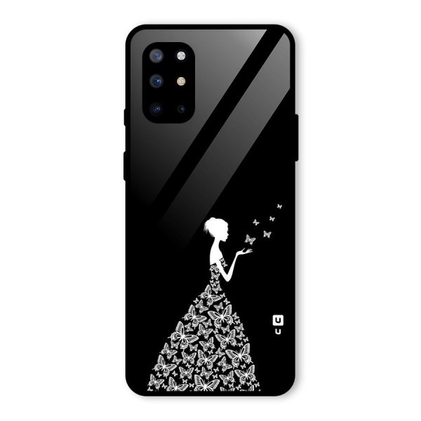 Butterfly Dress Glass Back Case for OnePlus 8T