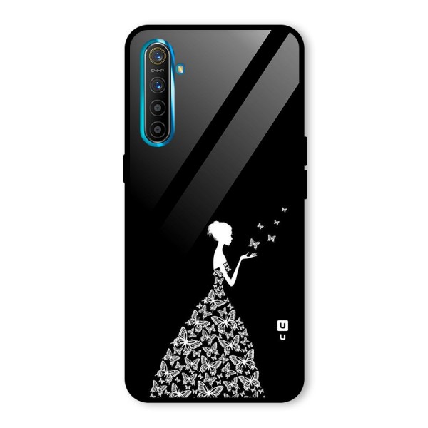 Butterfly Dress Glass Back Case for Realme XT