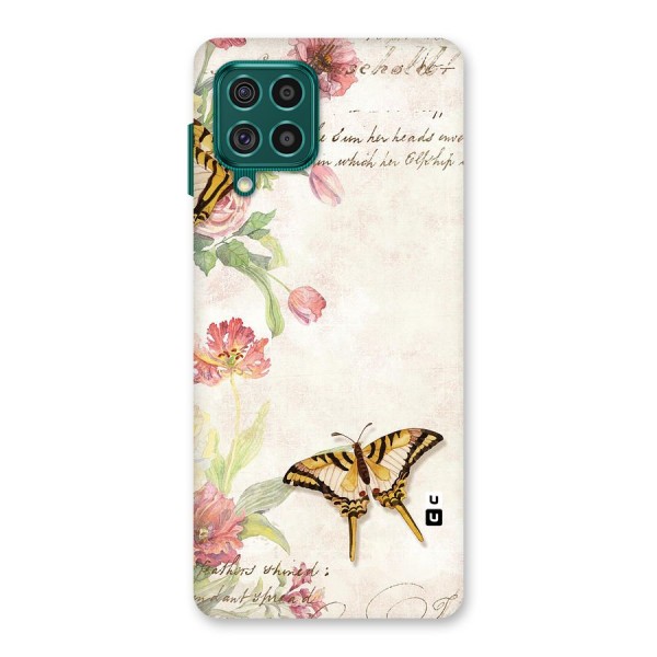 Butterfly Floral Back Case for Galaxy F62