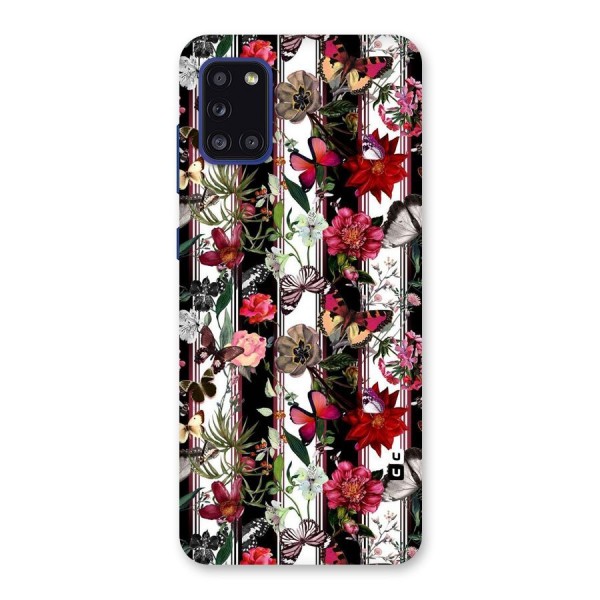 Butterfly Flowers Back Case for Galaxy A31