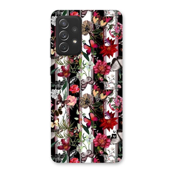 Butterfly Flowers Back Case for Galaxy A72