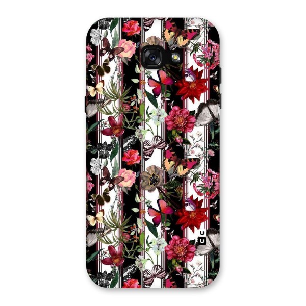 Butterfly Flowers Back Case for Galaxy A7 (2017)