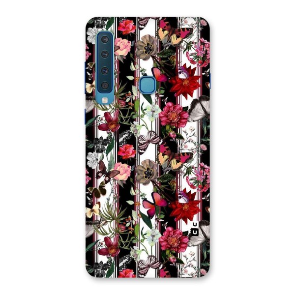 Butterfly Flowers Back Case for Galaxy A9 (2018)