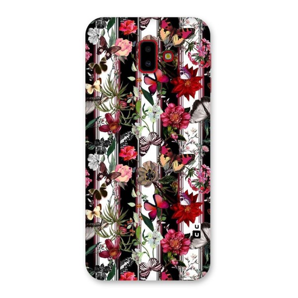 Butterfly Flowers Back Case for Galaxy J6 Plus