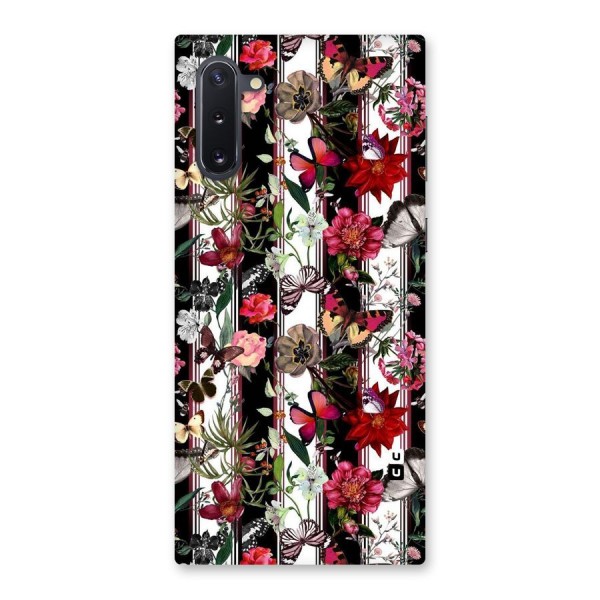 Butterfly Flowers Back Case for Galaxy Note 10