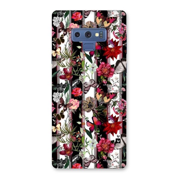 Butterfly Flowers Back Case for Galaxy Note 9