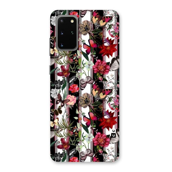 Butterfly Flowers Back Case for Galaxy S20 Plus