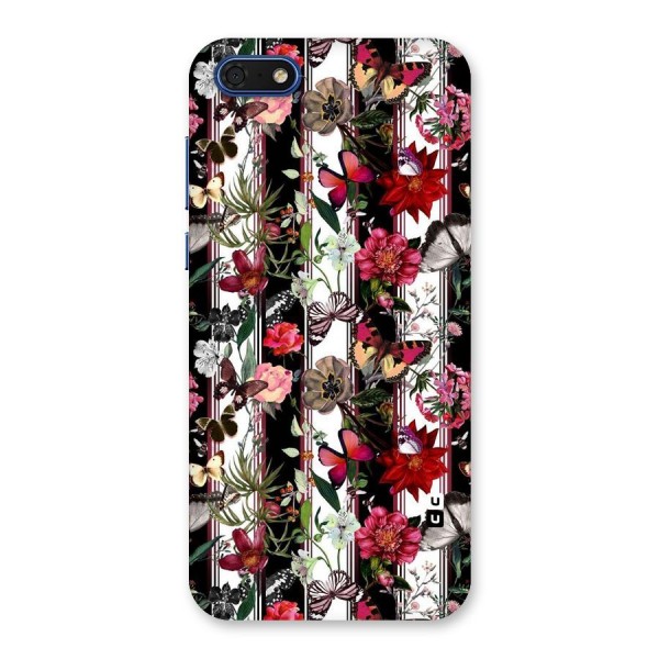 Butterfly Flowers Back Case for Honor 7s