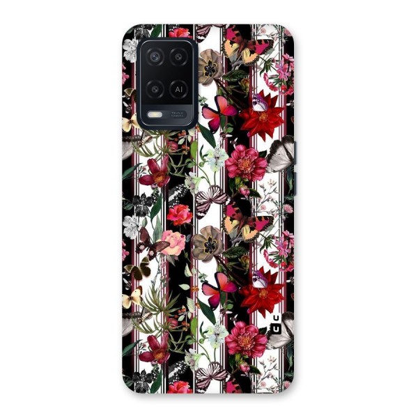 Butterfly Flowers Back Case for Oppo A54