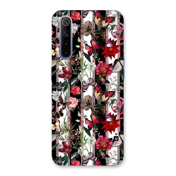 Butterfly Flowers Back Case for Realme 6