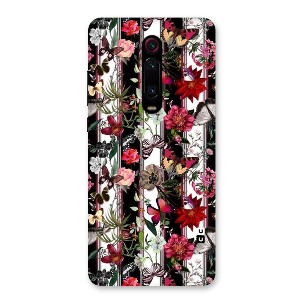 Butterfly Flowers Back Case for Redmi K20 Pro