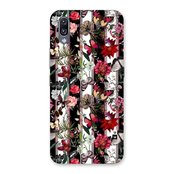 Butterfly Flowers Back Case for Vivo NEX