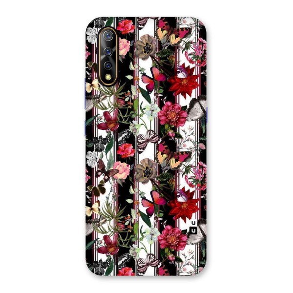 Butterfly Flowers Back Case for Vivo S1