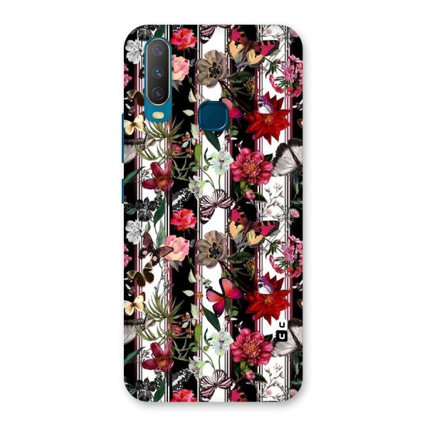 Butterfly Flowers Back Case for Vivo U10